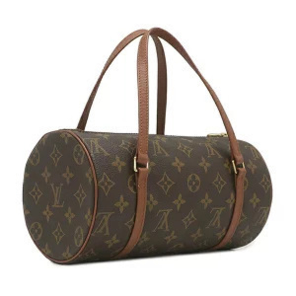 Louis Vuitton Monogram Handbag Canvas Boston Papillon Brown